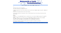 Desktop Screenshot of formelsamlingen.com